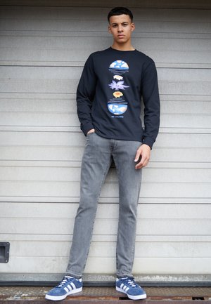 512™ SLIM TAPER - Jeans Tapered Fit - medium gray stonewash