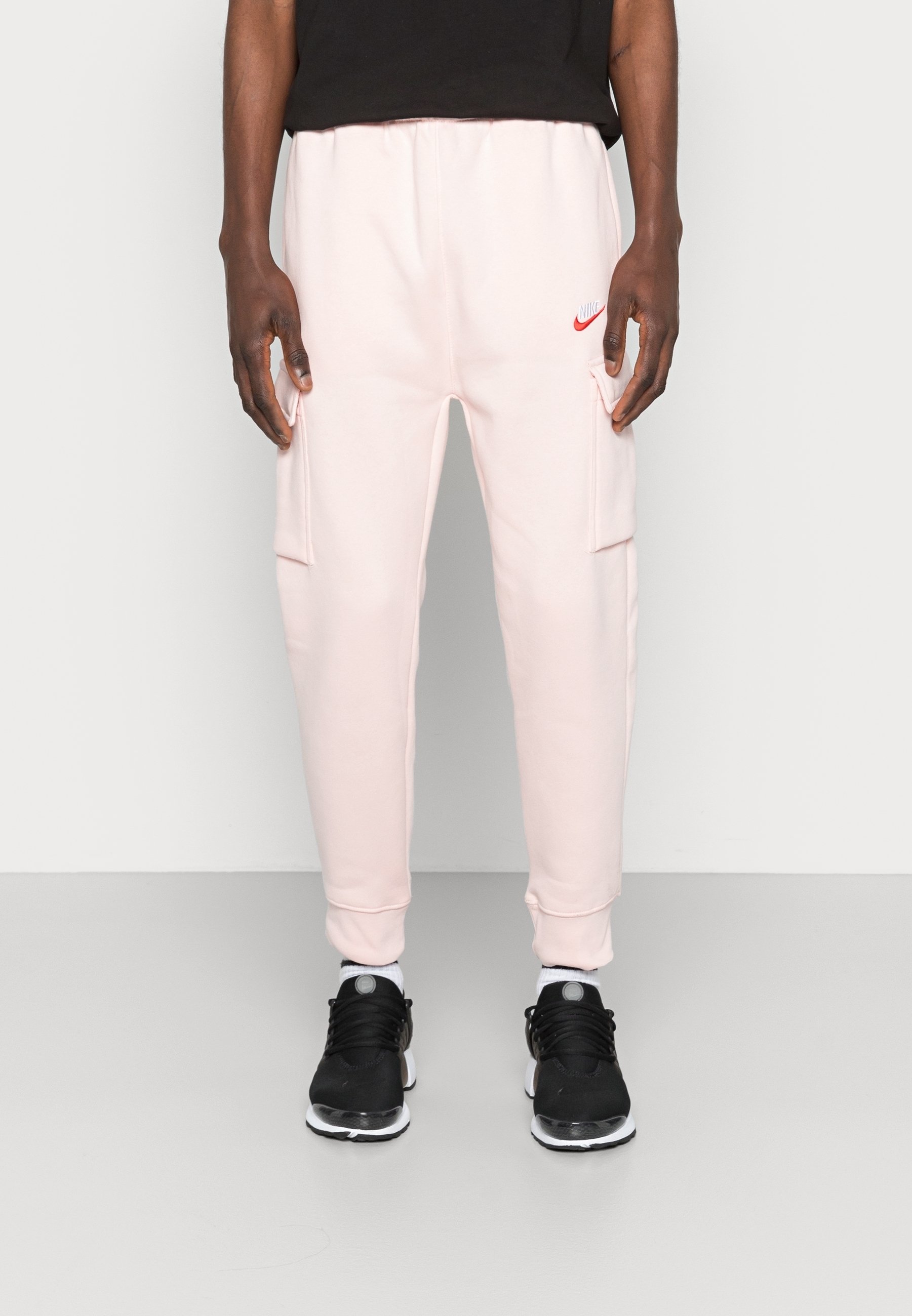 pink nike cargo tracksuit