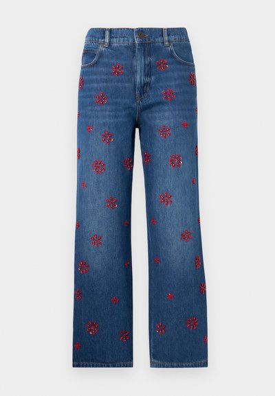 WEEKEND MaxMara MANETTA - Blugi drepți - navy