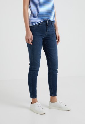 Skinny-Farkut - blue denim