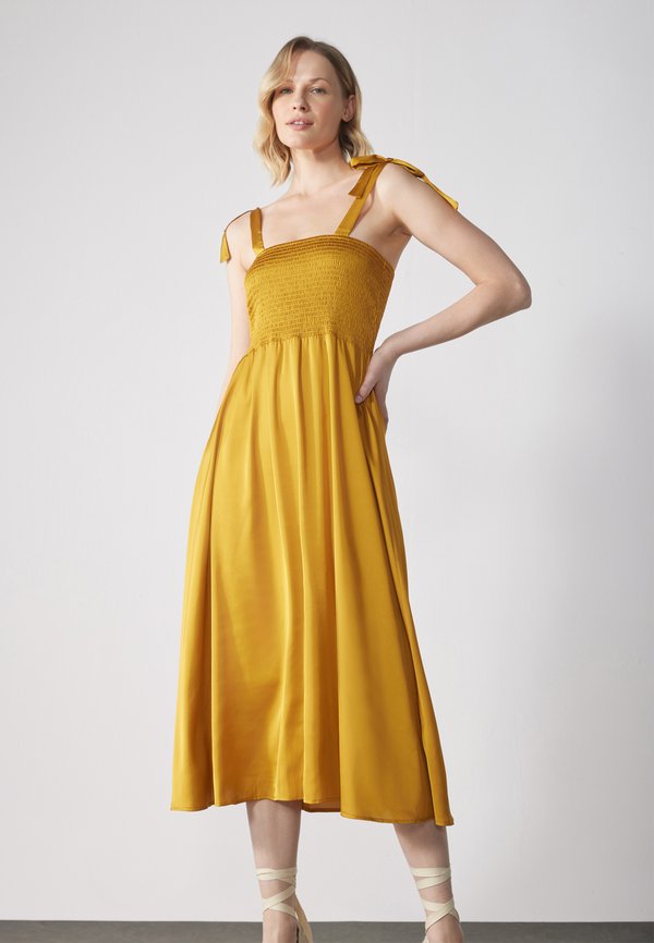 Freizeitkleid - mustard