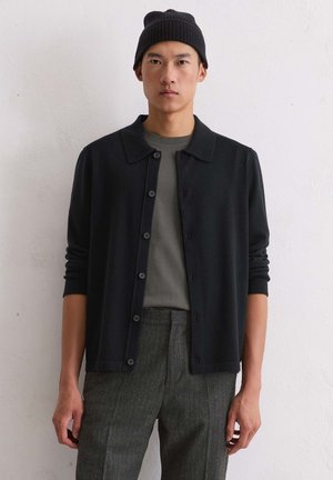 REGULAR - Strickjacke - black