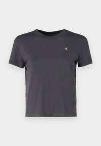 Calvin Klein Jeans GRAPHIC TEE - Apdrukāts T-krekls - washed black