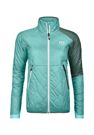 SWISSWOOL PIZ VIAL - Daunenjacke - ice waterfall