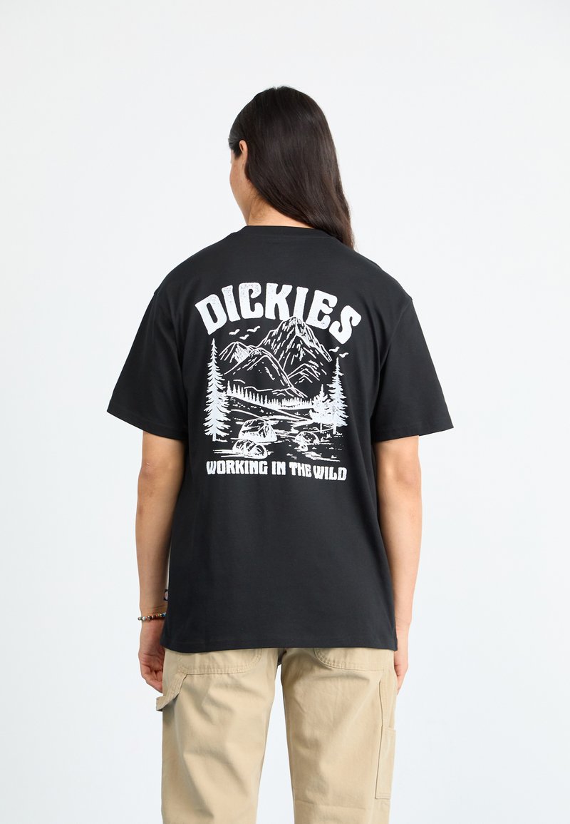 Dickies - PONDEROSA PINES TEE - Print T-shirt - black, Enlarge