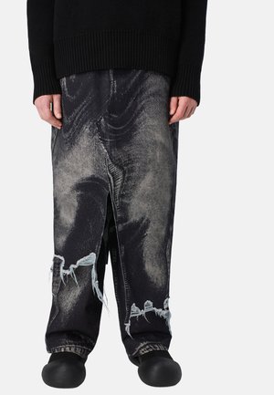 LAB - Jeans Shorts - schwarz grau