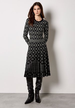 Gebreide jurk - black
