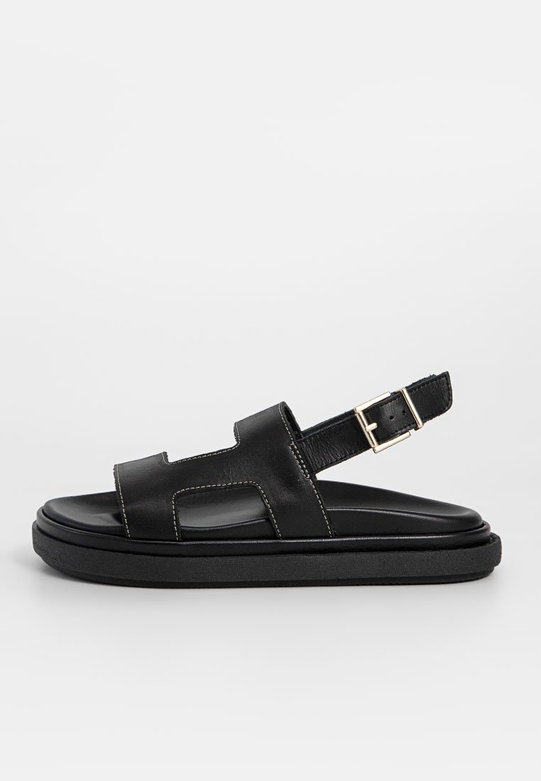 ALOHAS Sandalen met plateauzool zwart