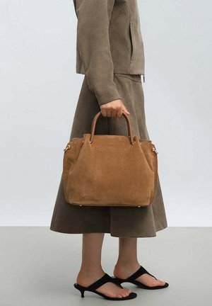 LANCASTER, LARGE SUÈDE LOUISA - Sac à main - moka