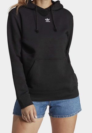 Felpa con cappuccio - black