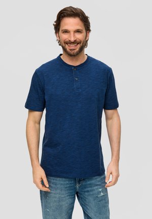 HENLEYAUSSCHNITT - T-Shirt basic - navy