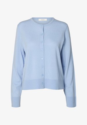 Selected, SLFTHEA CARDIGAN - Kardigán - blue