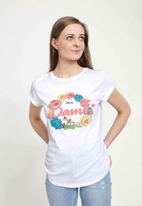 Henry Tiger BAMBI BAMBI FLOWERS - T-shirt z nadrukiem