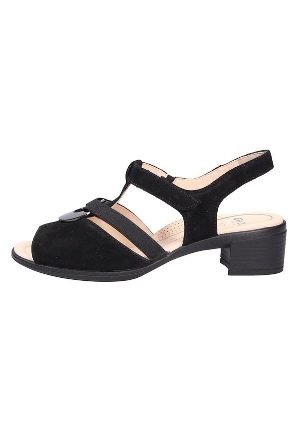 Riemensandalette - schwarz