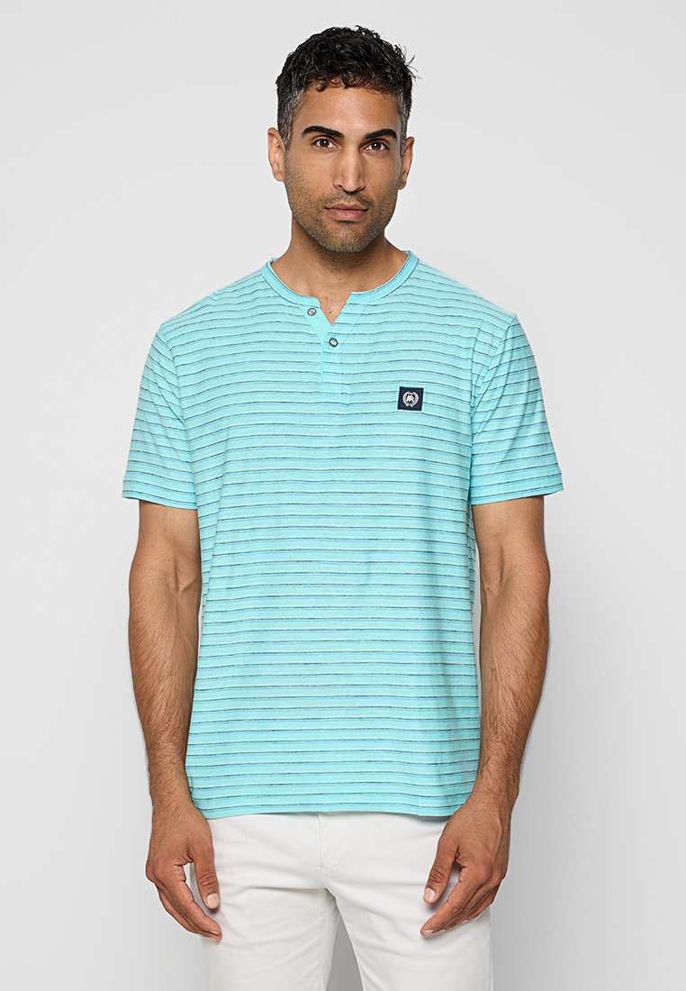 Lerros T-shirt print turquoise