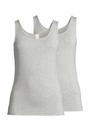2ER PACK LIGHT EASY  - Maglietta intima - silber melange