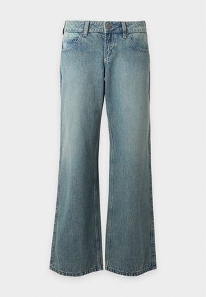 Hollister Co., BOULDER CLEAN - Широки дънки - light-blue denim