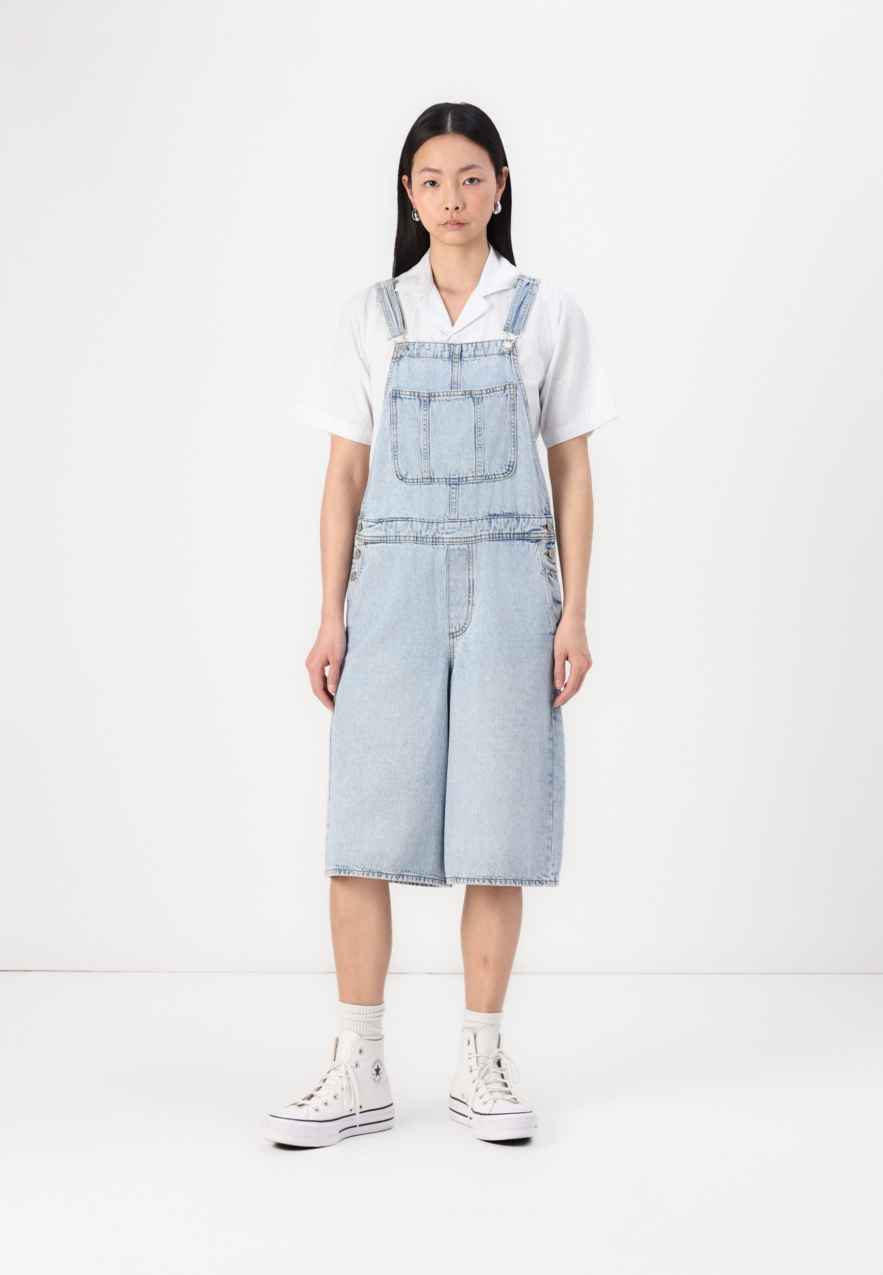 JJXX JXJILL - Dungarees - light blue denim/light-blue denim