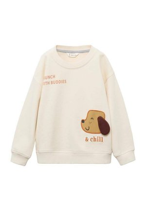 WITH EMBROIDERED ANIMALS - Sweater - off-white