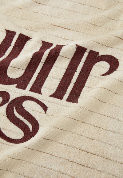 Carne Bollente FRENCH KISS TOWEL - Serviette de plage - beige / yellow