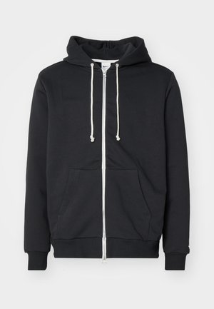Nike Performance ZIP UP SWEATSHIRT - Sweat zippé - black/pale ivory
