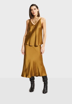 Jupe trapèze - gold