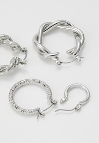 ONLY ONLCRISTEL CREOLE EARRINGS 5 PACK - Brincos - silver-coloured