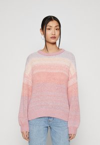 VILA VICHOCA - Neule - peach whip/pink tones