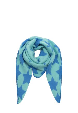 MUSTER STERNE WARM WEICH - Schal - blau
