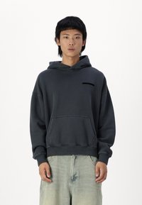 Abercrombie & Fitch Džemperis su gobtuvu - woodland gray