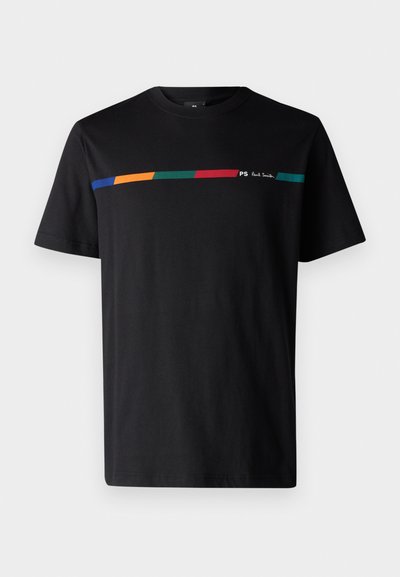 PS Paul Smith REG FIT SS T SHIRT - T-shirts med print - black