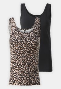 ONLLIVE LOVE TANK 2 PACK - Topper - black