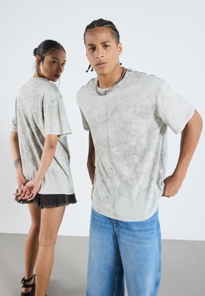 UNISEX - Majica kratkih rukava s printom - light grey washed