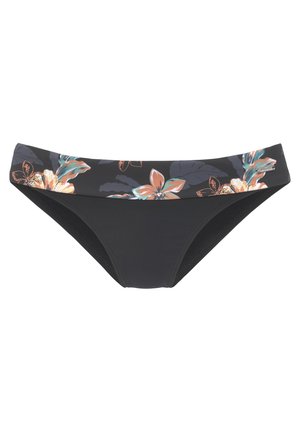 Bikini-Hose - schwarz/bedruckt