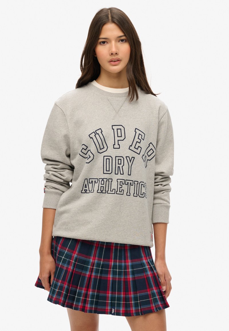 Superdry & Co CHECK - Falda plisada - blue red check