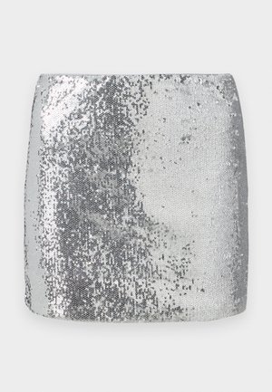 ONLY ONLSIMONE - Minigonna - silver-coloured
