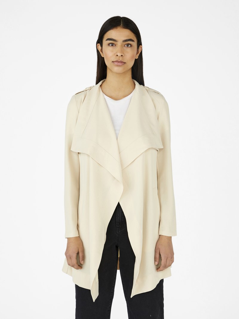 Object OBJANNLEE SHORT JACKET - Trenchcoat - sandshell