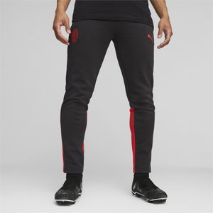 AC MILAN CASUALS - Tracksuit bottoms - puma black for all time red