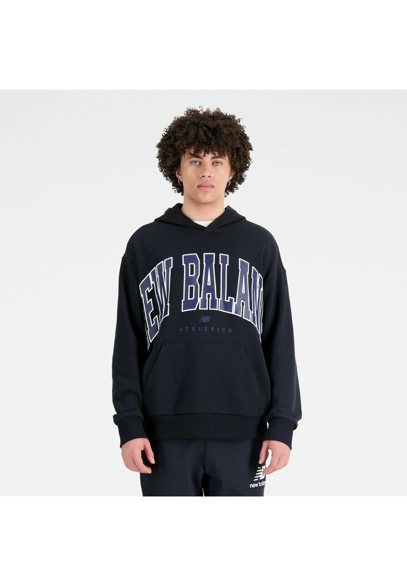 New Balance NB ATHLETICS WARPED CLASSICS Sweatshirt black/anthrazit