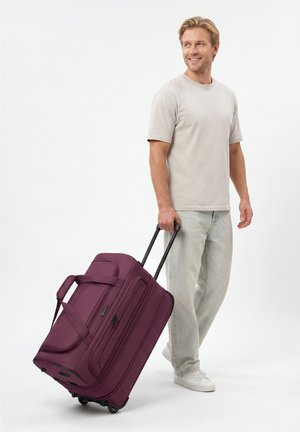 Redolz, DUFFLE ESSENTIALS 2-ROLLEN REISETASCHE 55 CM M MIT DEHNFALTE UNISEX - Wheeled suitcase - burgundy