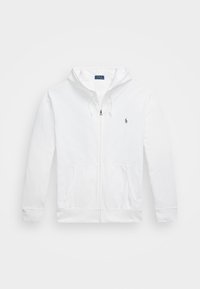COTTON SPA TERRY HOODIE - Sweatjacke - white
