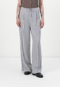 Tommy Hilfiger - WIDE LEG PANT - Trousers - dark night navy Thumbnail Image 1