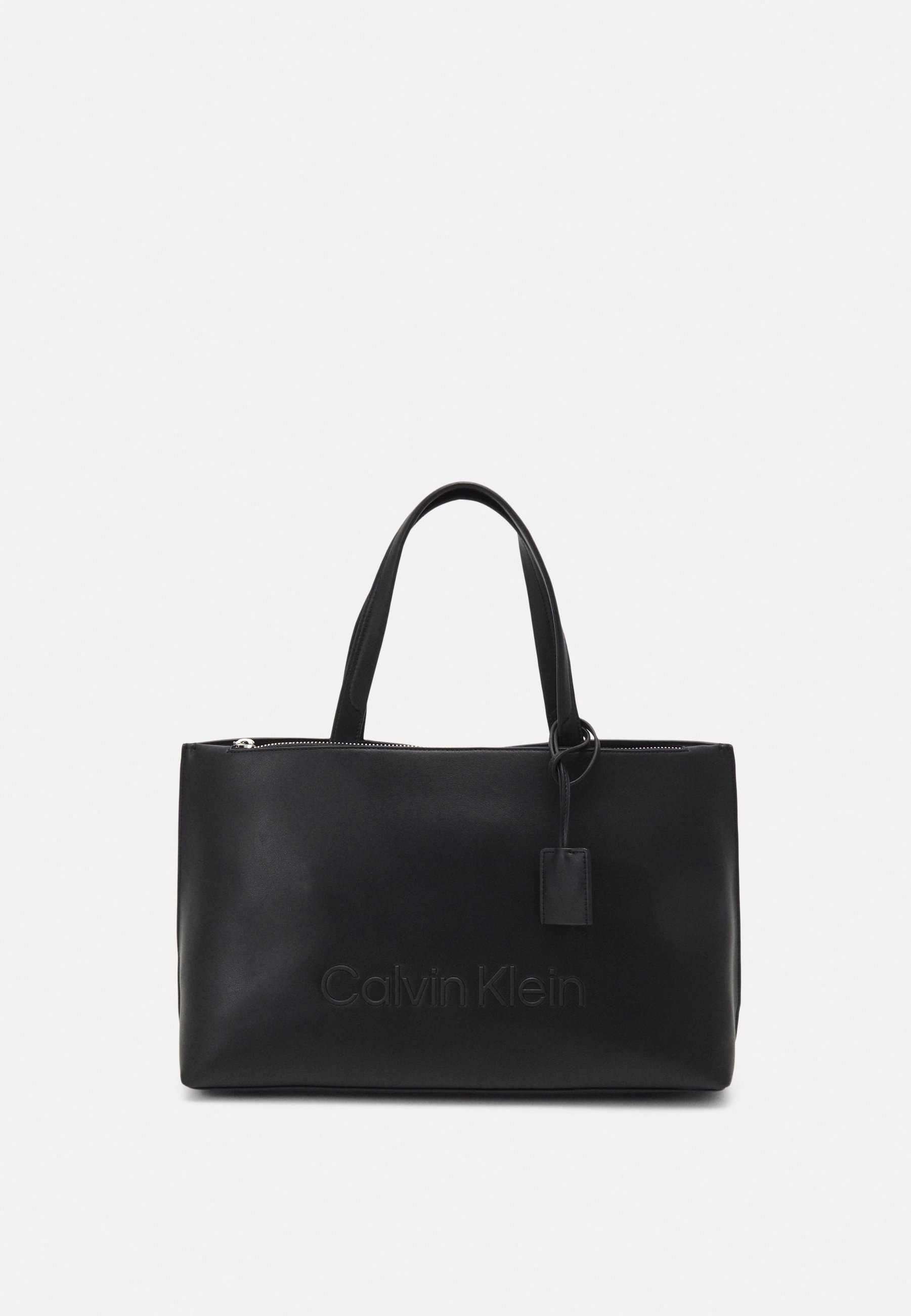 calvin klein leather tote