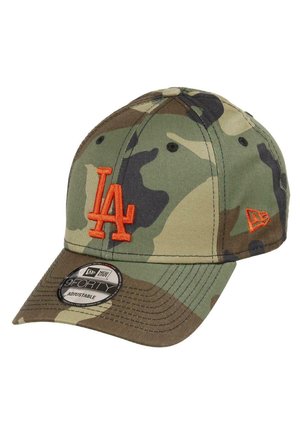 New Era LOS ANGELES DODGERS MLB REAR LOGO WOODLAND - Cap - grün