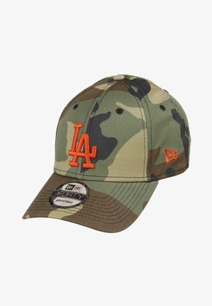 New Era LOS ANGELES DODGERS MLB REAR LOGO WOODLAND - Cap - grün