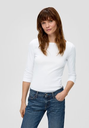 Langarmshirt - weiß