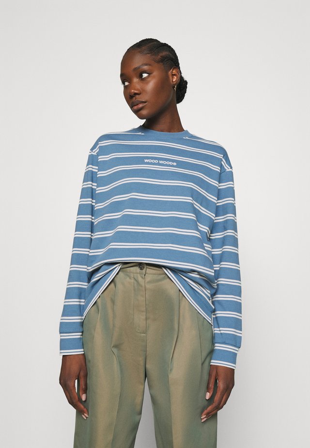 ASTRID STRIPE LONG SLEEVE TEE - Topper langermet - blue