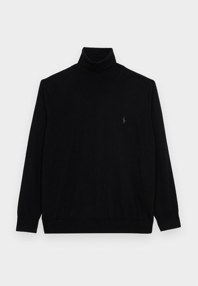 Polo Ralph Lauren Big & Tall LONG SLEEVED PULLOVER - Stickad tröja - black