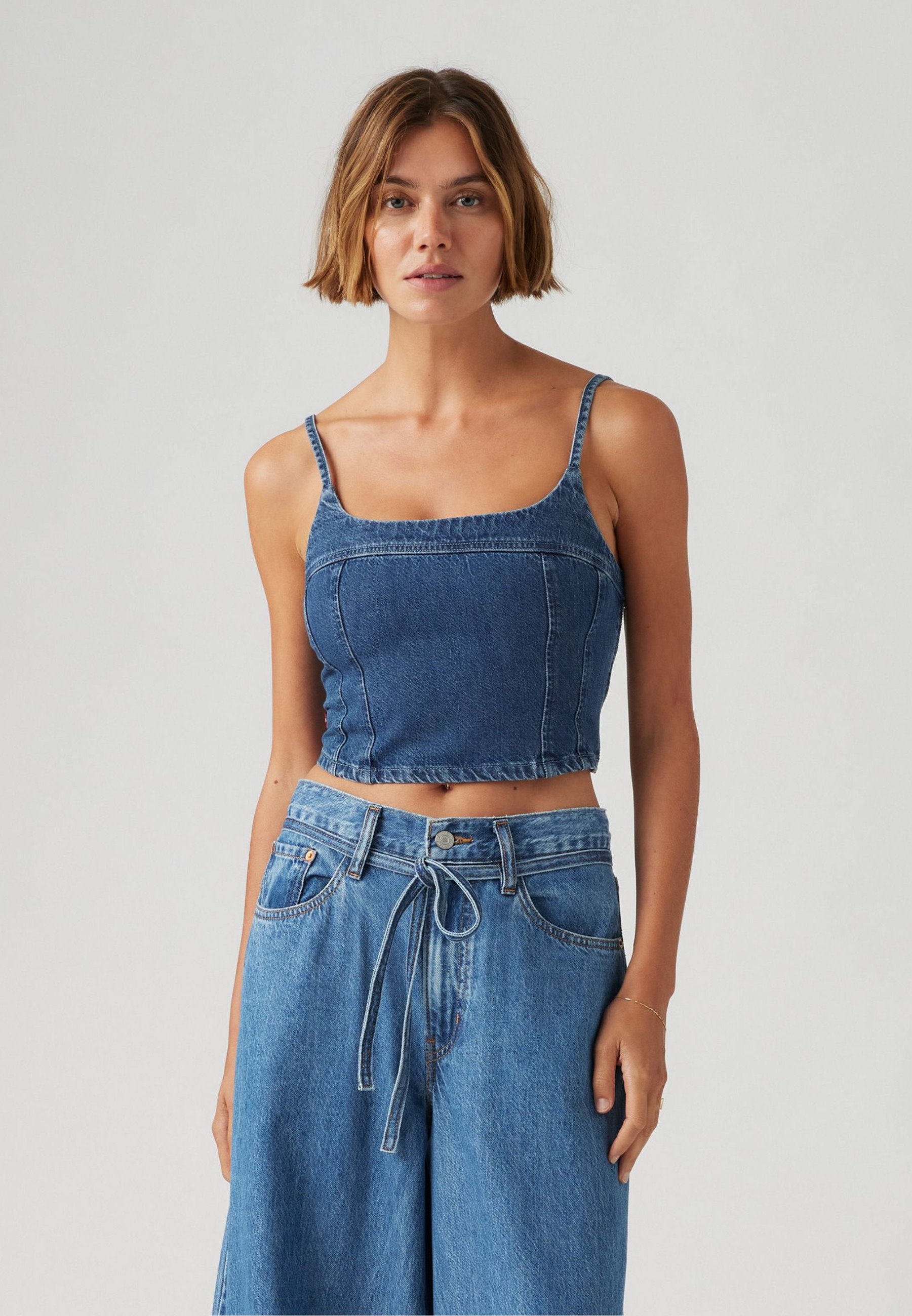 Levi's® JADINE - Top - proud moment/blue denim - Zalando