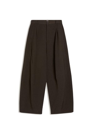 BARREL-LEG  - Nohavice - dark brown